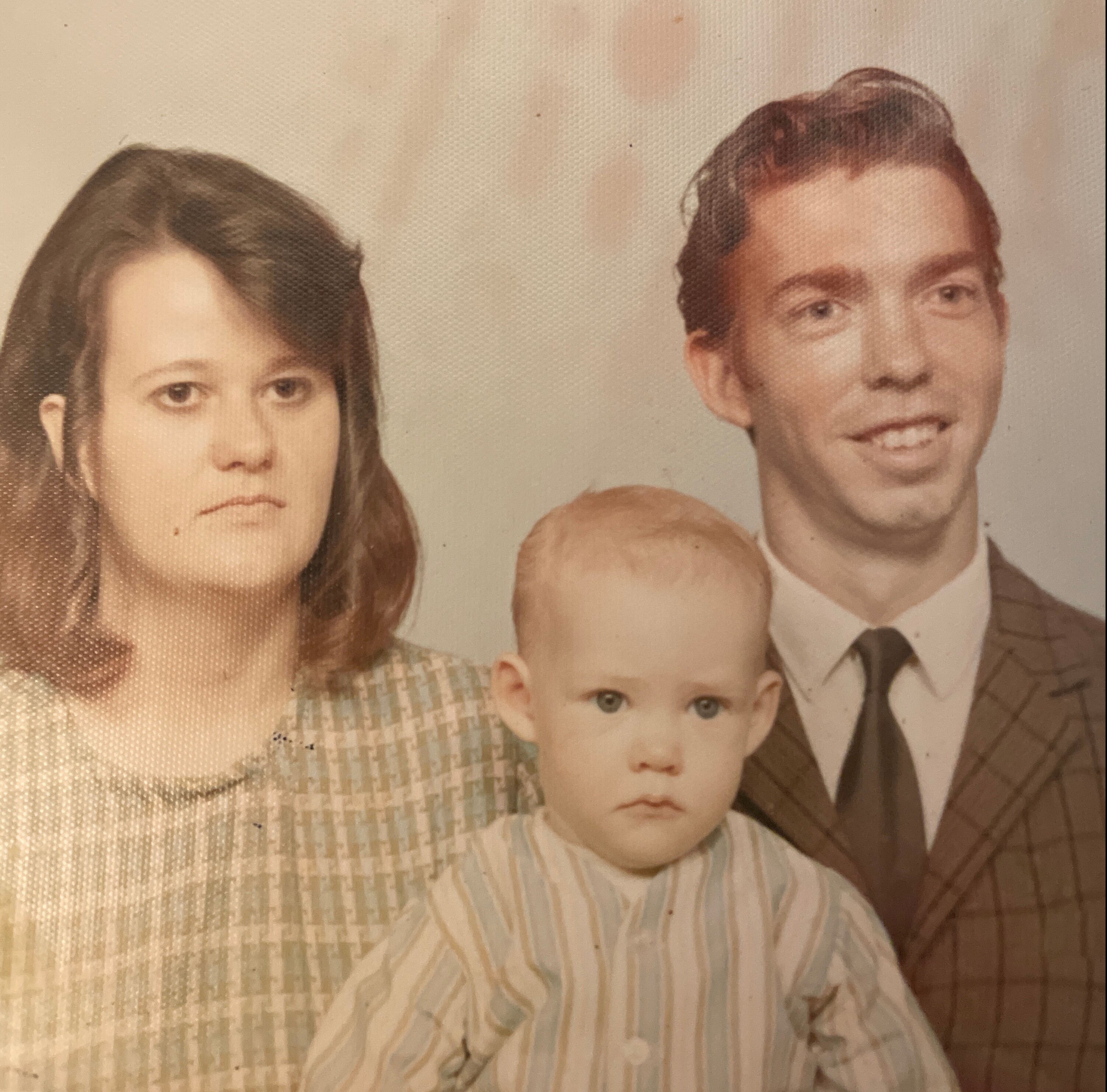 Little Timmy with his Mom and Dad!